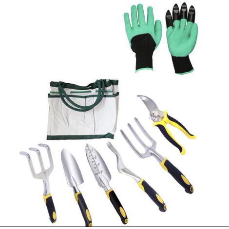 Set da giardino, attrezzi da giardino per la casa, paletta per orto, rastrello per balcone, paletta per smuovere il terriccio. (1/2)