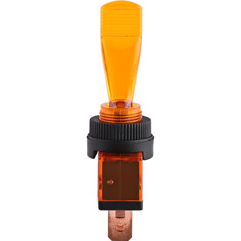 Wippschalter mit LED, 3 Pins - 4 Stück, Metall/Kunststoff, für Auto, LKW oder Boot (12V DC, 20A, EIN/AUS SPST) (1/5)