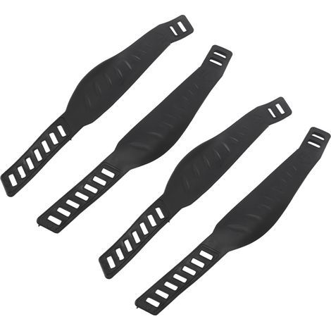 Paar Pedalriemen für Heimtrainer, universell verstellbare Riemen, kompatibel mit den meisten Fahrradpedalen, Heimtrainern und Krafttrainingsrädern. (1/5)