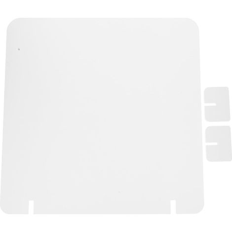 Panneau de confidentialité en PVC blanc pour bureau 40x40cm