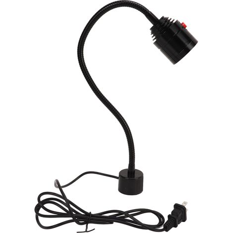 Ortviai Lampe LED pour machine-outil avec base magnétique, flexible et tête orientable, 900 lm, aluminium (1/5)