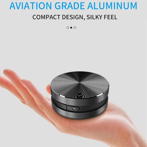 Altoparlante Bluetooth portatile con conduzione ossea, impermeabile IPX5 - Suono stereo potente e compatto per casa, esterni e viaggi, nero - ALTRO (1/4)