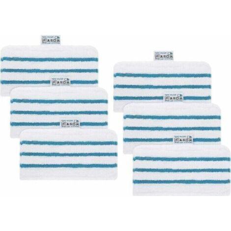 6Pack Microfibres lavables pour vadrouille à vapeur Black & Decker FSMP20, XU, FSMH1321JMD, FSM1500, FSM1600, FSM1610, FSM1620, FSM1621, FSM1630, FSMH162 (1/4)