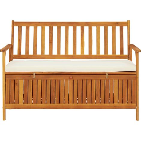 Maison Exclusive - Cassapanca da Giardino in Legno Massello di Acacia 120x63x84 cm
