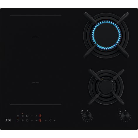 AEG CN071436DH  piano cottura Nero Da incasso 60 cm Combi 4 Fornelli (1/8)