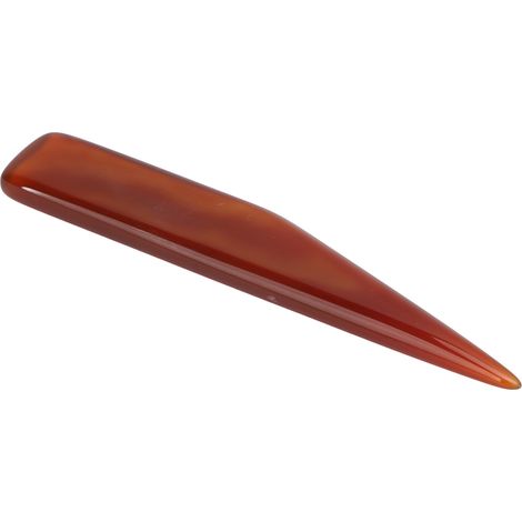 Couteau à brunir en agate rouge, outil de polissage professionnel pour bijoux en or, argent et cuivre, 10 cm / 3,94 pouces (1/5)