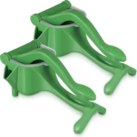 Presse-agrumes pour Presser en Plastique Facile à Utiliser Manuel 2 Pièces Vert Clair et Polyvalent Citron, Orange et Autres Fruits Frais (1/5)
