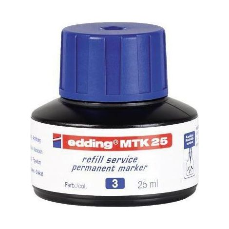 EDDING Nachfülltinte Marker edding MTK25 Flasche blau 25ml edding MTK25 Flasche blau 25ml