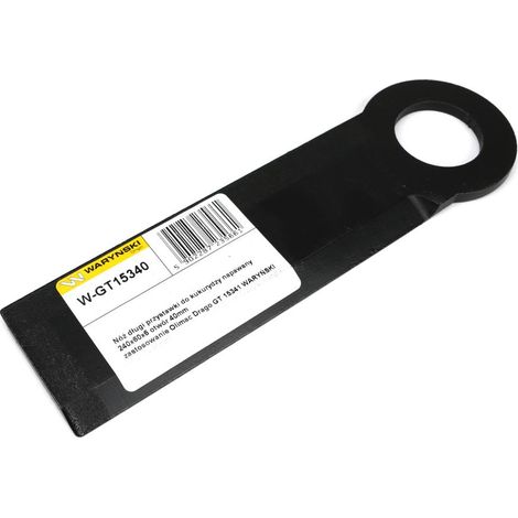 Lame longue pour accessoire à maïs, trempée, 240 x 60 x 6 mm, trou de 40 mm, compatible avec : Olimac Drago GT 15341 Waryński (1/2)