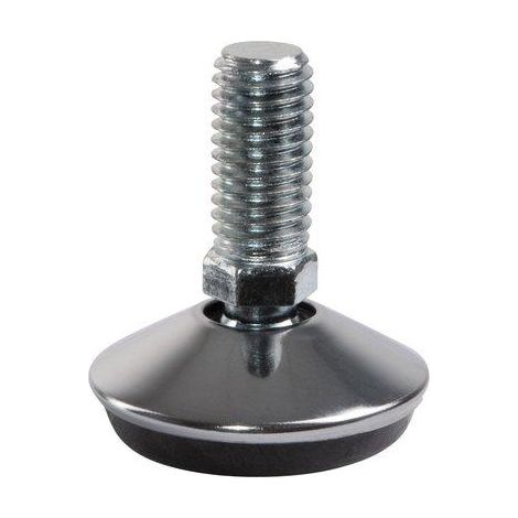 Vérin à rotule Pied métal plastique diamètre 35 mm M10 x 30 mm HEICO 12872