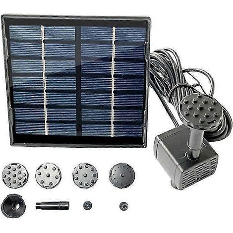 Kits de fontaines solaires, fontaines flottantes pour piscine, mini-fontaines, fontaines de jardin, fontaines de terrasse WHBYV (1/4)