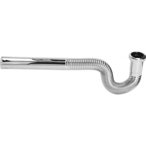 Flexibler, gewellter Messing-Abflussschlauch, geruchsdicht, biegsam für Waschbecken und Spülbecken im Badezimmer, G1-1/4 Zoll Anschluss. (1/5)