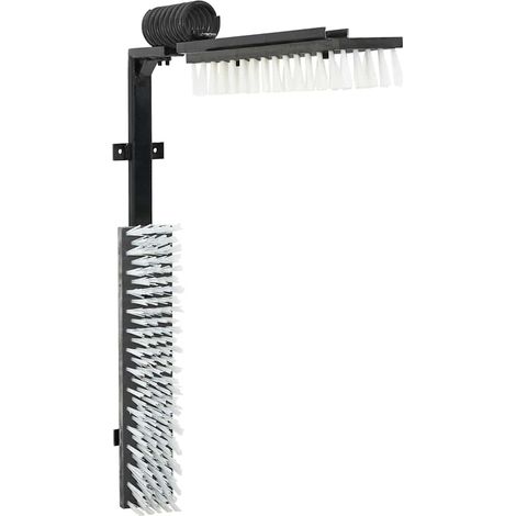 Brosses pour le bétail Noir et Blanc 84 x 10 x 91 cm PVC (1/5)