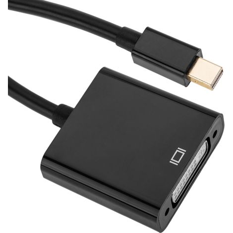 BeMatik - MiniDisplayPort adaptateur DVI-D 15cm Passif (1/5)