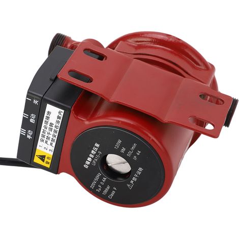 Pompe de circulation automatique 220V étanche IP56, silencieuse, avec régulateur intégré pour maison, faible bruit, surpresseur d'eau domestique. (1/5)