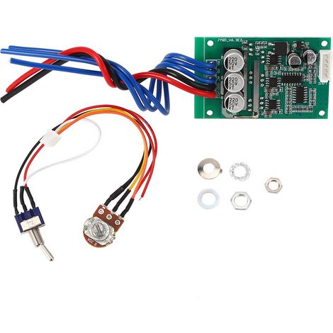 Carte de commande monobloc, contrôle moteur haute performance, pré-assemblée, 12 V-36 V, 200/500 W (1/5)