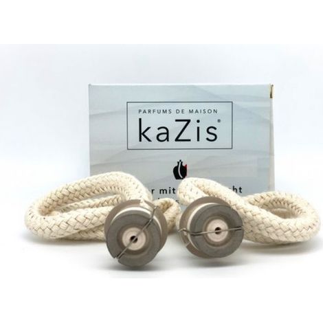 Pack économique KAZIS® : 2 pierres et mèches pour brûleurs de parfum