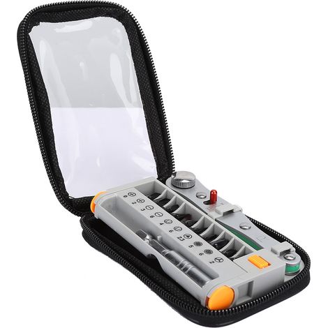 Kit de tournevis à cliquet et clé à cliquet pour la réparation de téléphones portables et de montres, avec embouts cruciformes (modèle 2011 B). (1/5)