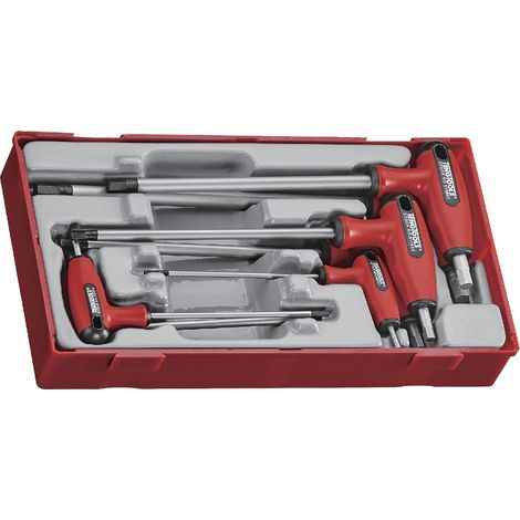 Jeu de 7 clés à manche en T de 2,5 à 8 mm Teng Tools TTHEX7S (1/2)