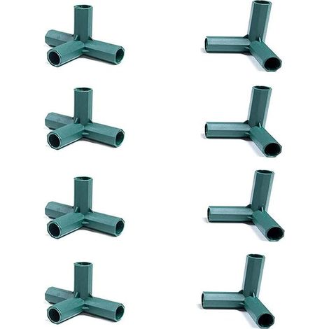 Filiyano-8 connecteurs pour la construction de structures de serres, raccords de tuyaux en PVC, connecteurs pour tuyaux de clôture (1/5)