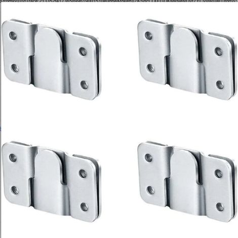 versenkte Montagehalterungen, Wandhalterungen für das Kopfteil, Z-Lock-Haken, Möbelbefestigungsclip (1/5)