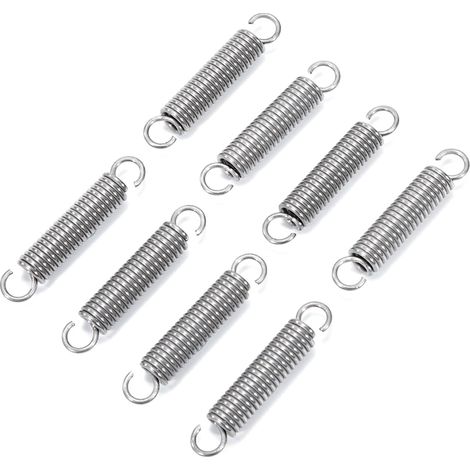 Ressort de Traction 50mm Ressorts de Tension avec Crochets Ressorts en Acier Inoxydable Diamètre du Fil 1,6mm Diamètre Extérieur 10mm Force 7,9KG 8 Pièces (1/5)