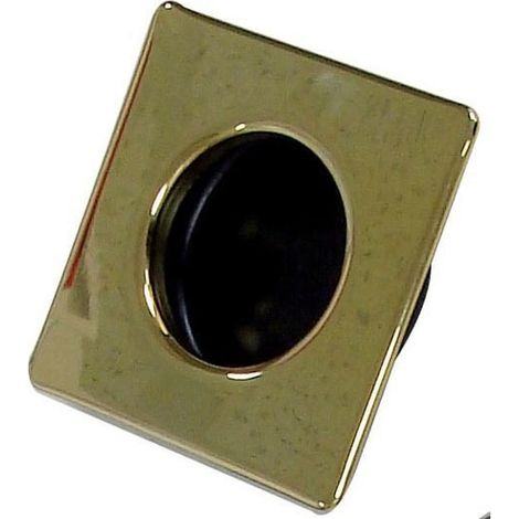 Poignée cuvette - Hauteur : - - Entraxe : - - Décor : Doré - Diamètre : - - Longueur : - - Encastrement : Ø 35 mm - Dimensions : 45 x 45 mm - Matériau : Laiton - FOSUN