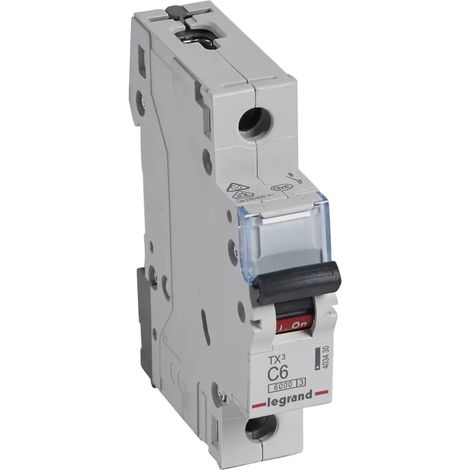 Legrand Leitungsschutzschalter tx3 6A 6000A 1polig (1/2)