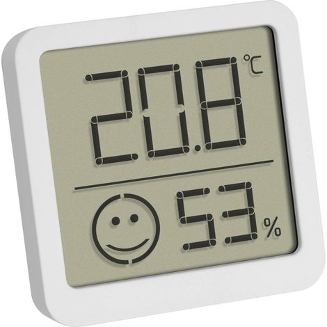 TFA Dostmann Solo Thermo-hygromètre blanc 30.5053.02 W428182 (1/3)