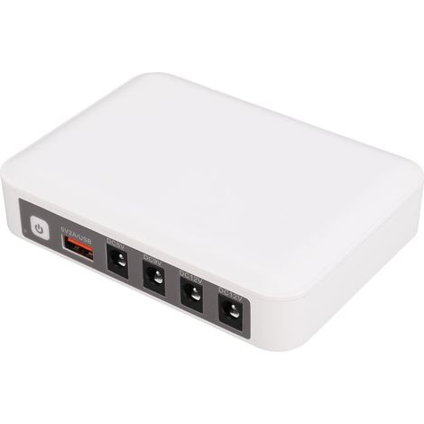 Onduleur secours 6600mAh fer multi-protection pour routeur modem caméra surveillance téléphone EU plug avec câble (1/5)
