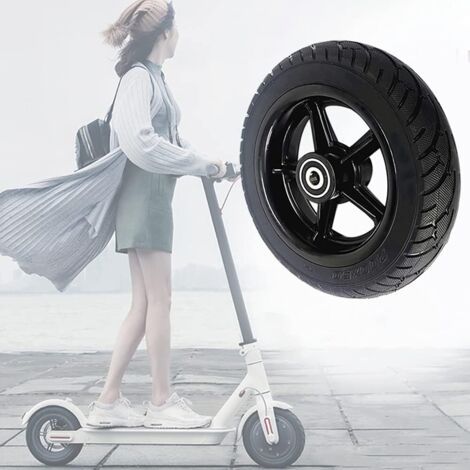 8 Pouces Pneu Roue Scooter électrique, 200x50 Pneu Solide Non Pneumatique pour Scooter électrique, Pneu de Secours Antidérapant Pneu de Scooter Moyeu Roue Secours Scooter (1/5)