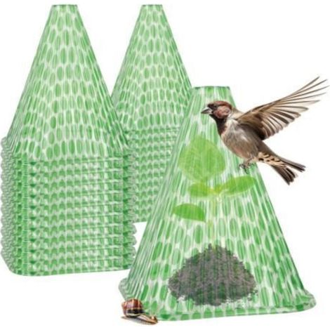 20x Plant Sun Hats - Protective Covers - Height 23 cm (Pack of 20) (1/4)