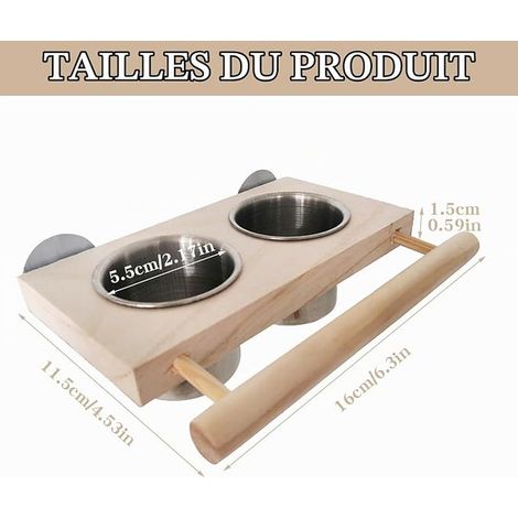 Stainless Steel Bird Bowl