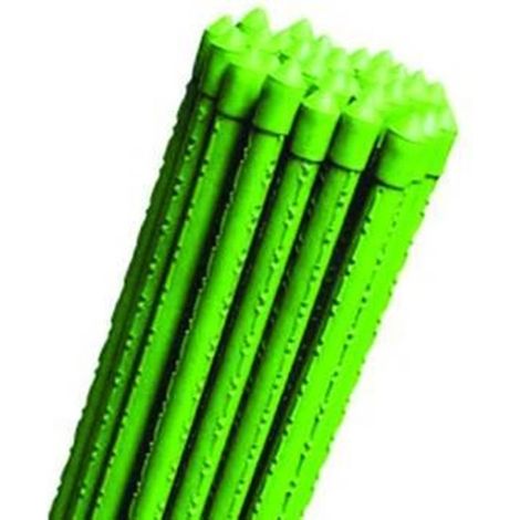 CANNA IN ACCIAIO PLASTIFICATA -PER PIANTE - ORTAGGI  mm.11x1200h -  pz 50