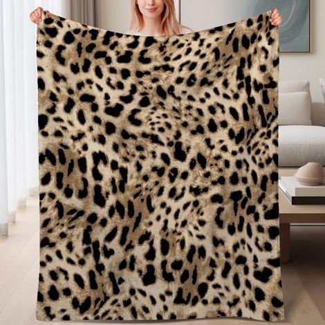 Couverture Polaire - 180 x 200 cm - Microfibre Douce et Chaude - Pour Lit Canapé ou Fauteuil - 1 Pièce (1/4)