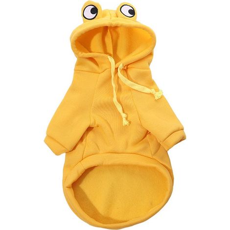 Cappotto per cani XXL, circonferenza torace 57 cm, lunghezza schiena 42 cm, per cani di peso compreso tra 7,5 e 10 kg. Indumento invernale spesso, felpa con cappuccio per cani, grazioso cappotto per c (1/5)