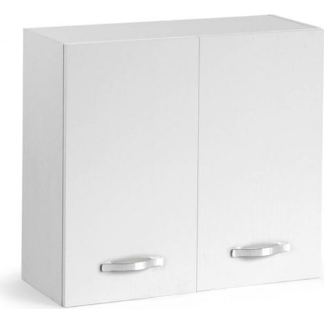 Mueble alto de cocina 80x32x72 cm en madera de fresno blanco - Foligno (1/5)