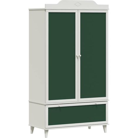 Armoire Tableau Noir avec tiroir ROROS Blanc 90 x 45 x 165 cm