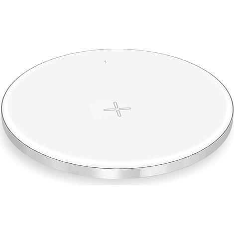 Chargeur sans fil 15 W ultra-fin et rond, compatible avec Apple, Android, etc. (1/5)