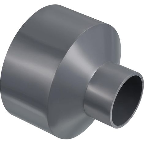 PVC Reducer Pipe Fitting 110 x 50 mm Straight Coupling Grey (1/5)