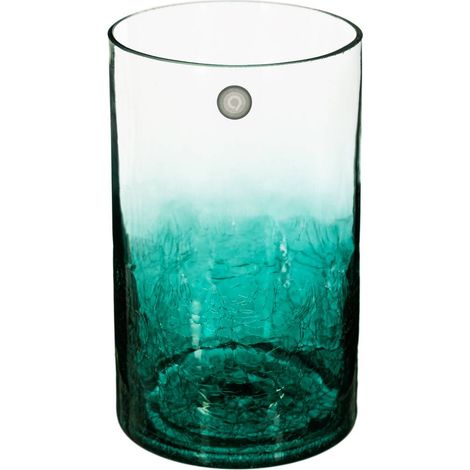 Cilindro de vidrio craquelado - H20 cm - Atmosphera créateur d'intérieur