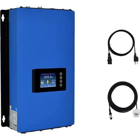 Onduleur Solaire, Puissance de Sortie de 2000W, Synchronisation Intelligente, Pas de Wifi, AC190-260V, DC 45-90V (1/2)