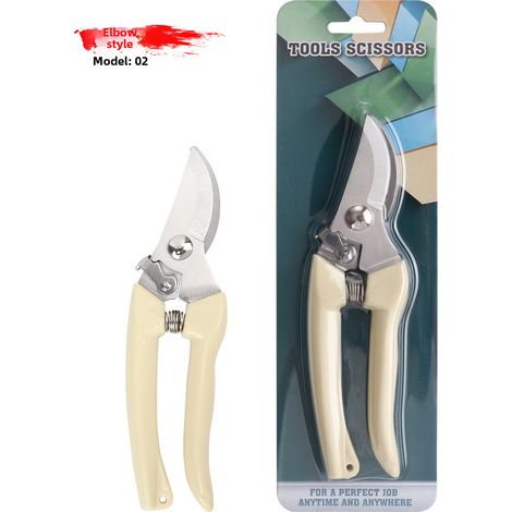 Tijeras de podar de acero inoxidable para flores e injertos de ramas gruesas (02 albaricoque) (1/5)