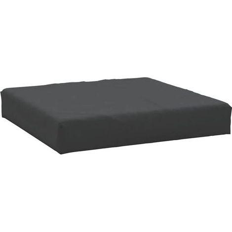 Coussin de plateau noir, 60x60x6 cm, tissu Oxford. (1/5)