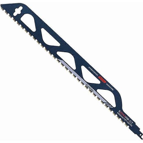 Lame de scie sabre en acier au carbure de tungstène pour métal, bois, pierre, accessoires de scie sabre pour béton cellulaire, brique, béton, panneaux de ciment, longueur (455 m) (1/5)