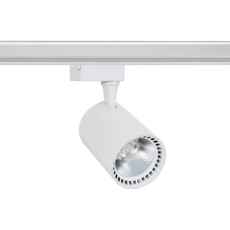 Faretto LED Binario Monofase 40W Bron Bianco 3000K Bianco Caldo