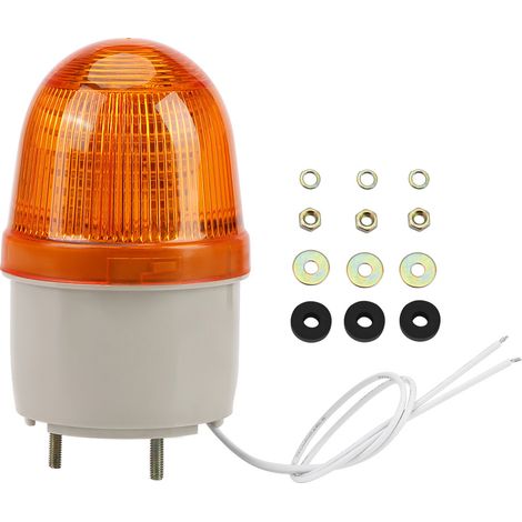 Ortviai Balise d'alarme LED clignotante 220 V Jaune LTE-5071, ABS/PC, IP45 (1/5)