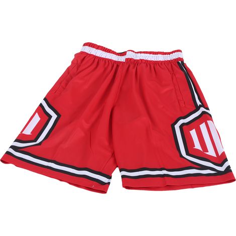 Basketballhose für Herren, schnelltrocknend, atmungsaktiv, ideal für Sommer, Laufen, Fitness und Training (XL) (1/5)