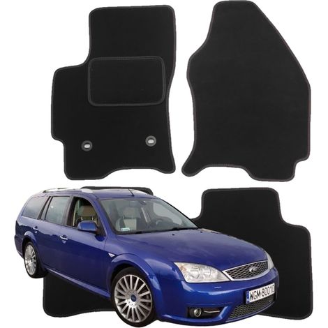 Alfombrillas de terciopelo para Ford Mondeo MK3 2000-2007, limpiaparabrisas para coche B (1/5)