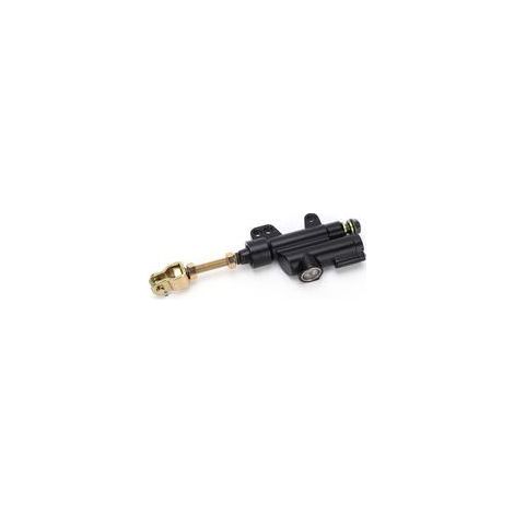 Maître-cylindre hydraulique arrière noir pour moto, ATV et motocross – compatible universel, montage facile, finition robuste (1/5)